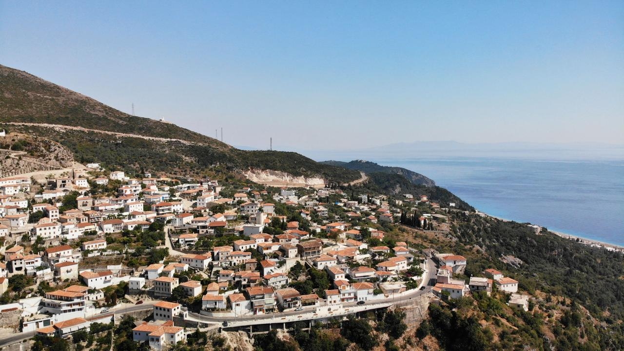 Dhërmi village landscape