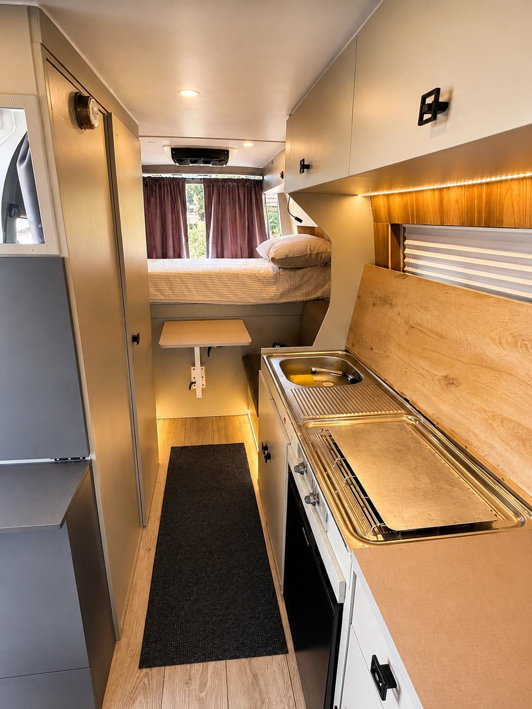 Interior image of the campervan