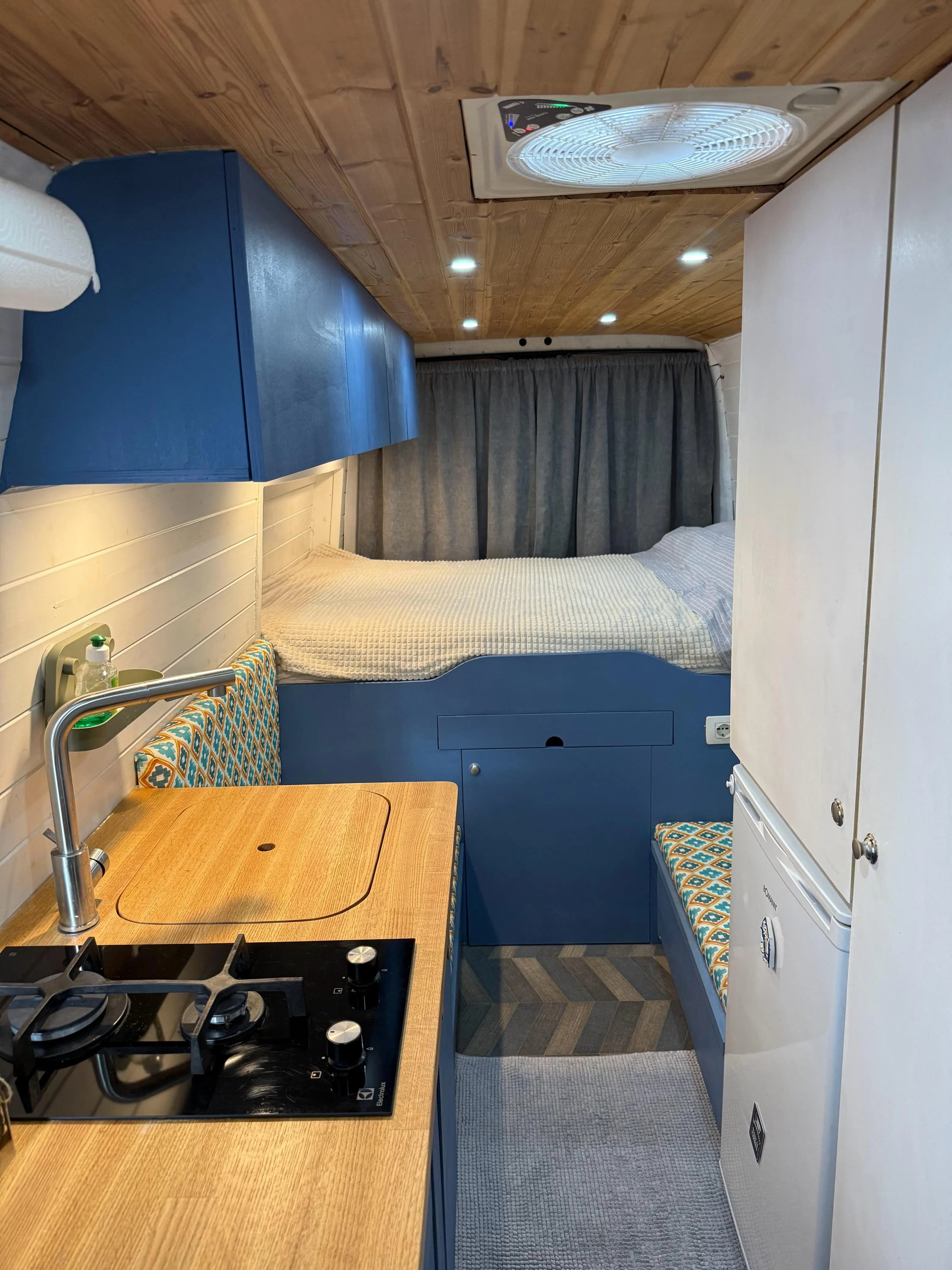 Interior image of the campervan