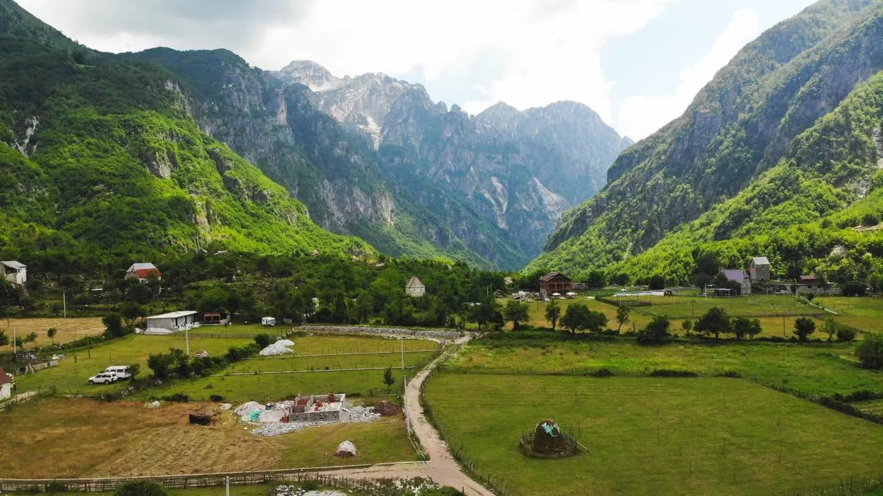 Theth landscape